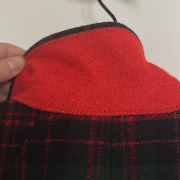 JCrew Plaid Tartan Holiday Schoolboy 2 Gold Button Blazer size 0 - Picture 6 of 6